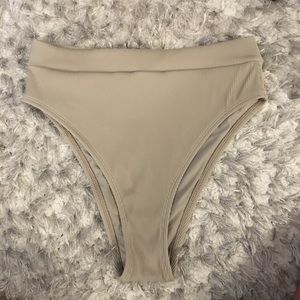 Aerie Ribbed High Waisted Bikini Bottom